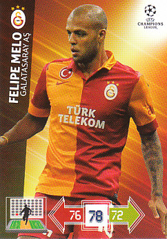 Felipe Melo Galatasaray AS 2012/13 Panini Adrenalyn XL CL #104